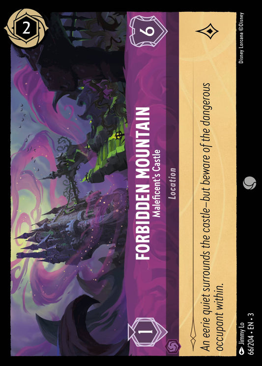 Forbidden Mountain - Maleficent's Castle | Into the Inklands | 66/204 | Normal