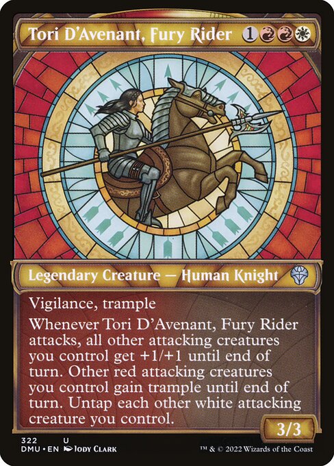 Tori D'Avenant, Fury Rider - Dominaria United #322