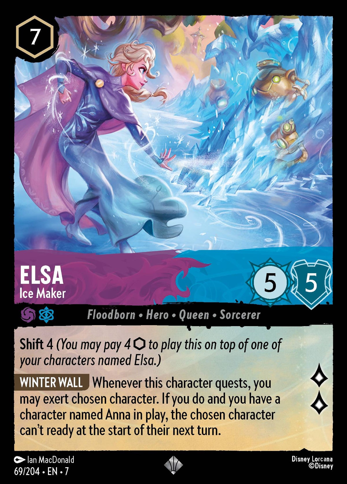 Elsa - Ice Maker | Archazia's Island | 69/204 | Normal