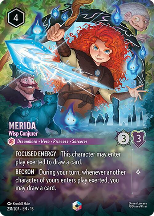 Merida - Wisp Conjurer (Enchanted) - Attack of the Vine! 231/207