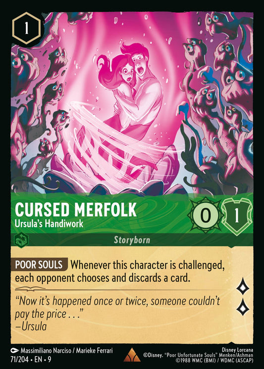 Cursed Merfolk - Ursula's Handiwork | Fabled | 71/204 | Cold Foil