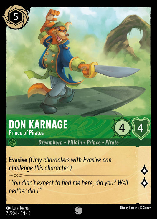 Don Karnage - Prince of Pirates | Into the Inklands | 71/204 | Normal