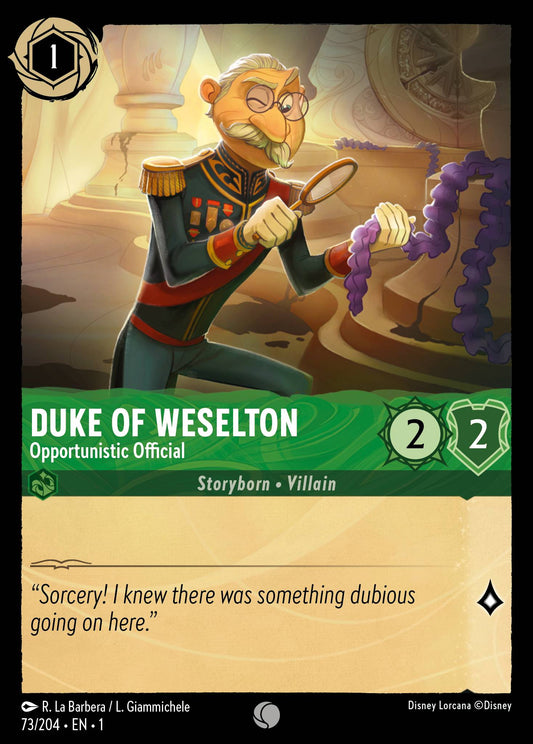 Duke of Weselton - Opportunistic Official | The First Chapter | 73/204 | Normal