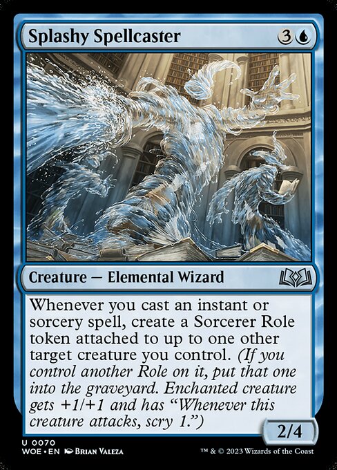 Splashy Spellcaster - Wilds of Eldraine #70