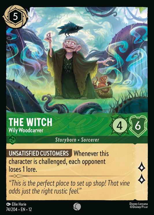 The Witch - Wily Woodcarver | Wilds Unknown | 74/204 | Cold Foil