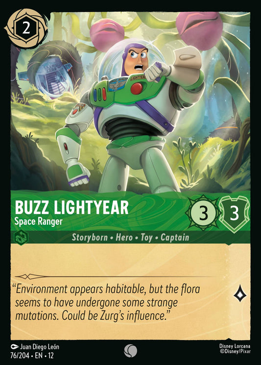 Buzz Lightyear - Space Ranger | Wilds Unknown | 76/204 | Cold Foil