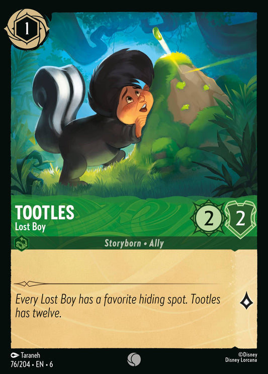 Tootles - Lost Boy | Azurite Sea | 76/204 | Cold Foil