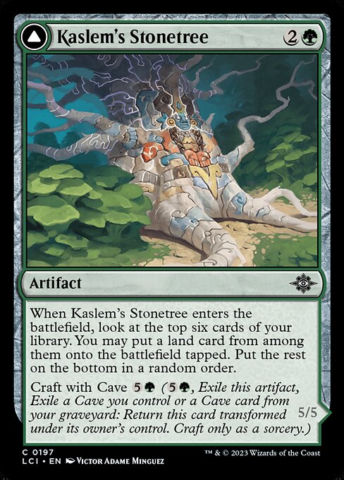 Kaslem's Stonetree // Kaslem's Strider - The Lost Caverns of Ixalan #197