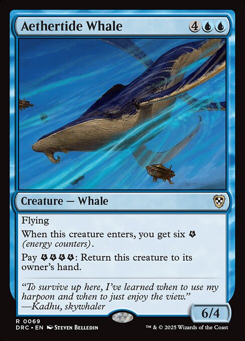 Aethertide Whale - Aetherdrift Commander #69