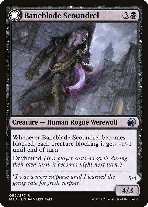 Baneblade Scoundrel // Baneclaw Marauder - Innistrad: Midnight Hunt #85