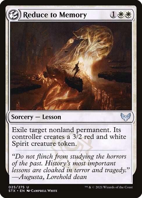 Reduce to Memory - Strixhaven: School of Mages #25