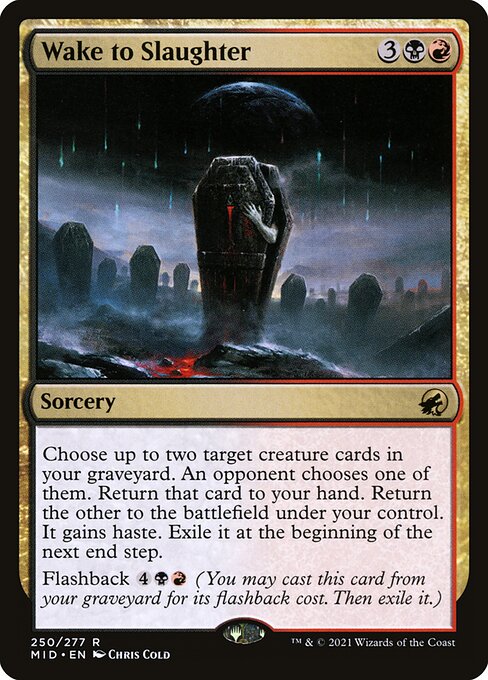 Wake to Slaughter - Innistrad: Midnight Hunt #250