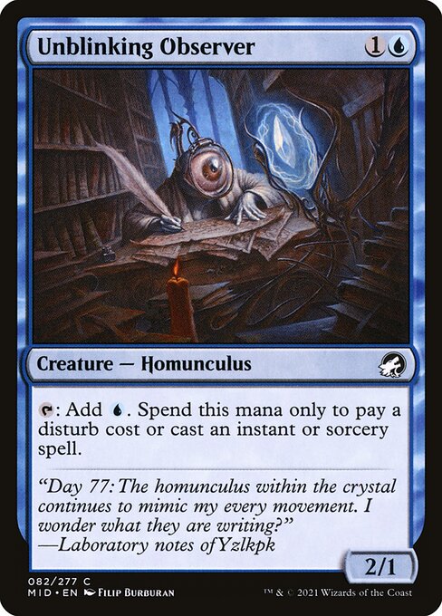 Unblinking Observer - Innistrad: Midnight Hunt #82