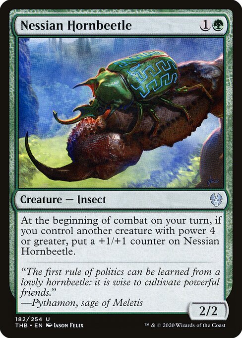 Nessian Hornbeetle - Theros Beyond Death #182