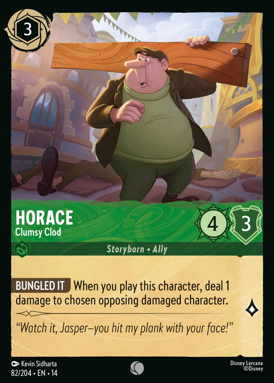 Horace - Clumsy Clod | Hyperia City | 82/204 | Cold Foil