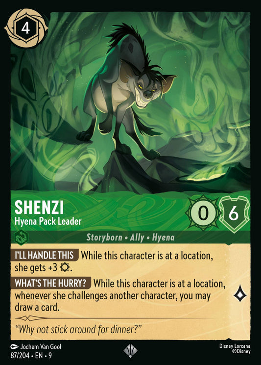 Shenzi - Hyena Pack Leader | Fabled | 87/204 | Cold Foil