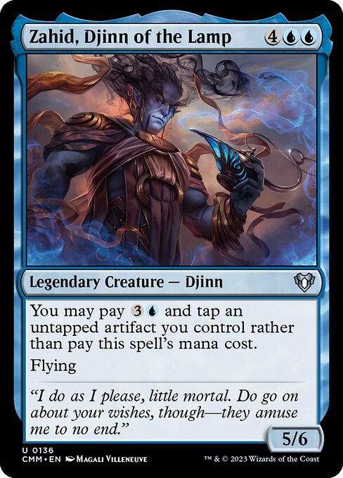 Zahid, Djinn of the Lamp - Commander Masters #136