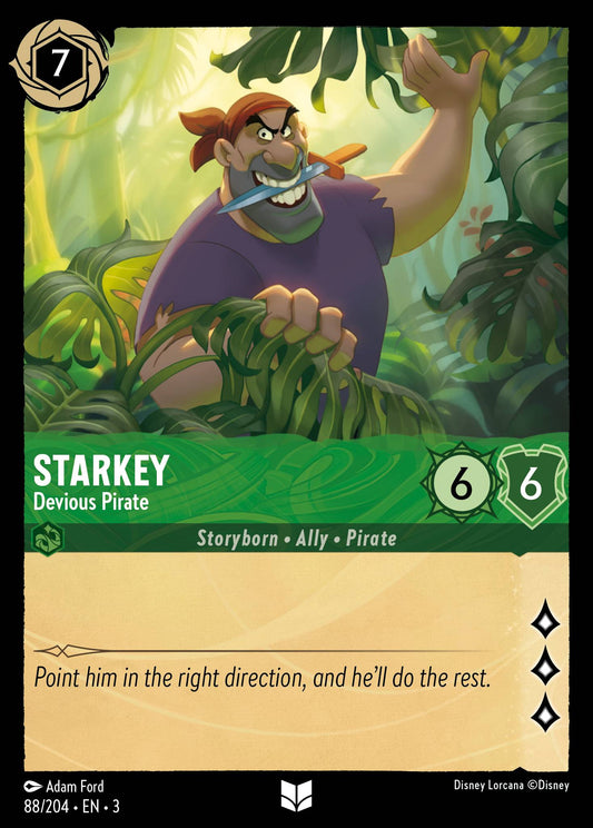 Starkey - Devious Pirate | Into the Inklands | 88/204 | Normal