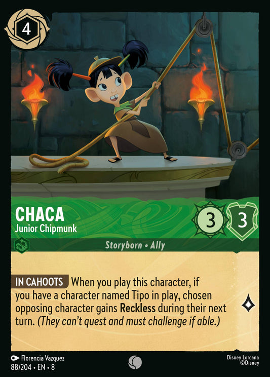 Chaca - Junior Chipmunk | Reign of Jafar | 88/204 | Normal