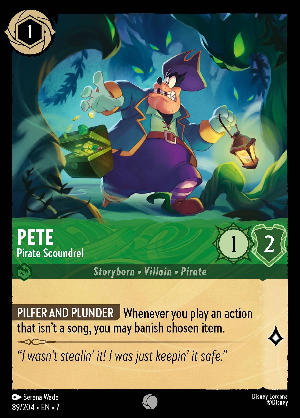 Pete - Pirate Scoundrel | Archazia's Island | 89/204 | Normal