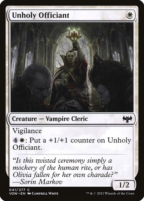 Unholy Officiant - Innistrad: Crimson Vow #41