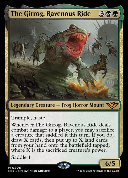 The Gitrog, Ravenous Ride - Outlaws of Thunder Junction Promos #206p