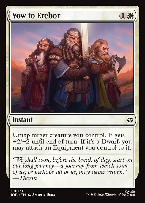 Vow to Erebor - The Hobbit #31