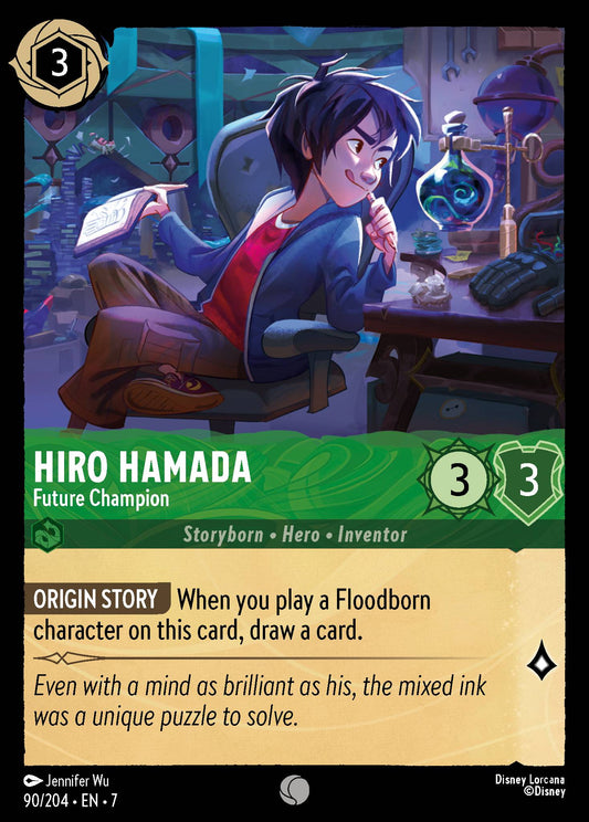 Hiro Hamada - Future Champion | Archazia's Island | 90/204 | Cold Foil