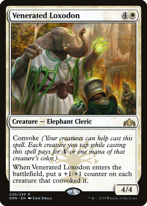 Venerated Loxodon - Guilds of Ravnica #30