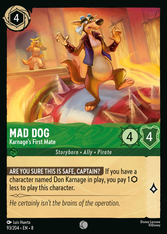 Mad Dog - Karnage's First Mate | Reign of Jafar | 93/204 | Normal