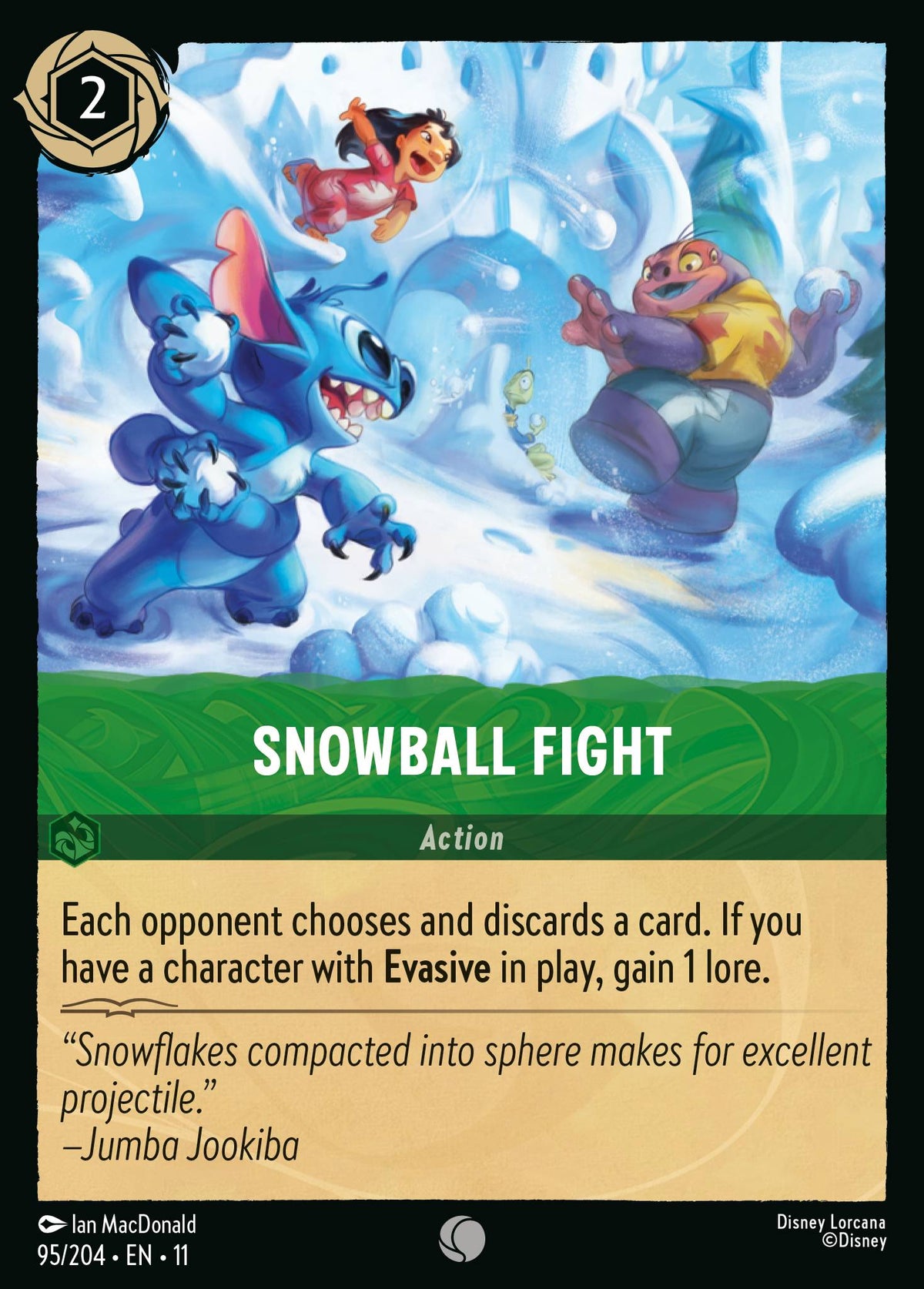 Snowball Fight | Winterspell | 95/204 | Normal