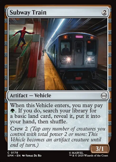 Subway Train - Marvel's Spider-Man #178