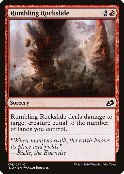Rumbling Rockslide - Ikoria: Lair of Behemoths #134
