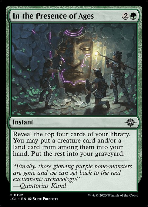 In the Presence of Ages - The Lost Caverns of Ixalan #192