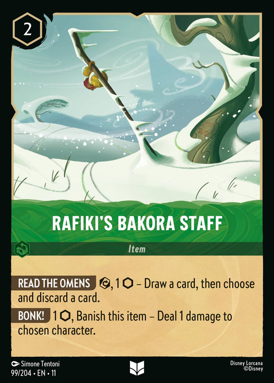 Rafiki's Bakora Staff | Winterspell | 99/204 | Cold Foil