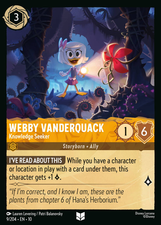 Webby Vanderquack - Knowledge Seeker | Whispers in the Well | 9/204 | Normal