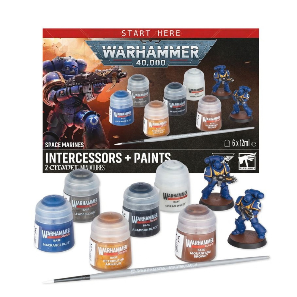 Space Marines: Intercessors + Paints