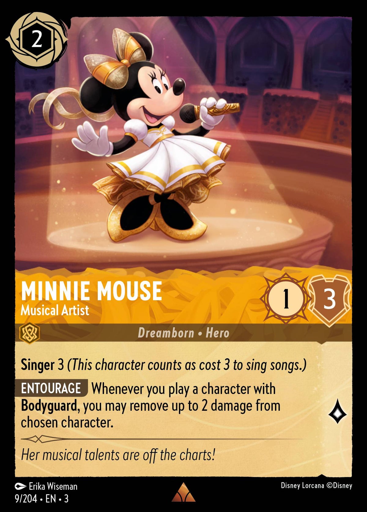 Minnie Mouse - Musical Artist | Into the Inklands | 9/204 | Normal