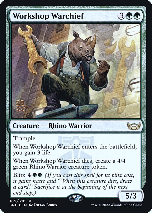 Workshop Warchief - Streets of New Capenna Promos #165s