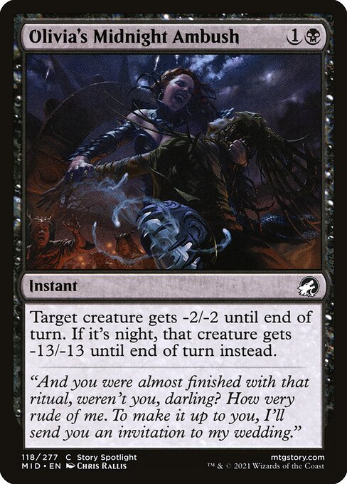 Olivia's Midnight Ambush - Innistrad: Midnight Hunt #118