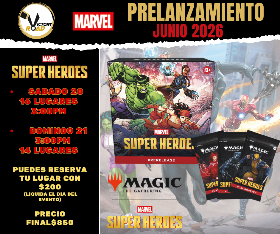 PRELANZAMIENTO MARVEL