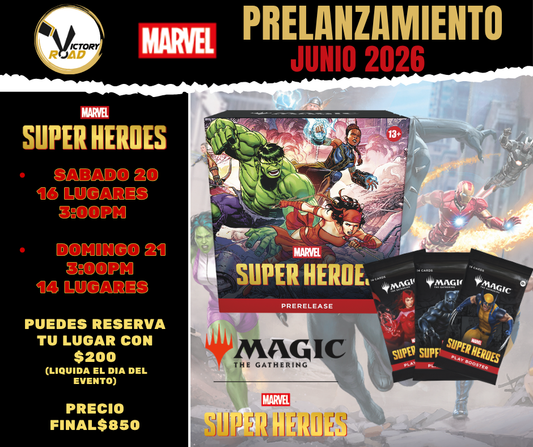 PRELANZAMIENTO MARVEL