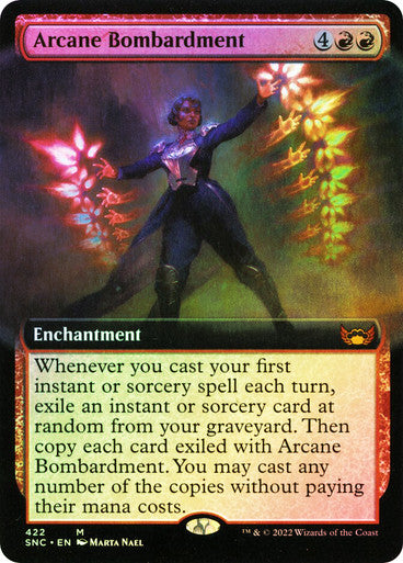 ARCANE BOMBARDMENT EXTENDED ART (FOIL)