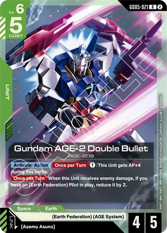 Gundam AGE-2 Double Bullet | GD05-021 | Foil