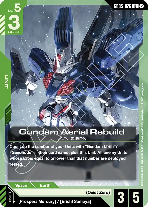 Gundam Aerial Rebuild | GD05-026 | Normal
