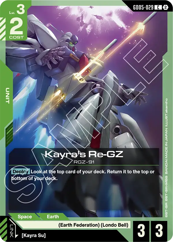 Kayra's Re-GZ | GD05-029 | Normal