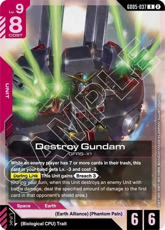 Destroy Gundam | GD05-037 | Foil