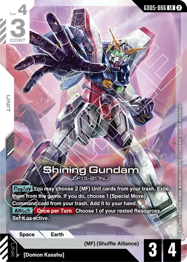 Shining Gundam (GD05-066) | GD05-066 | Foil