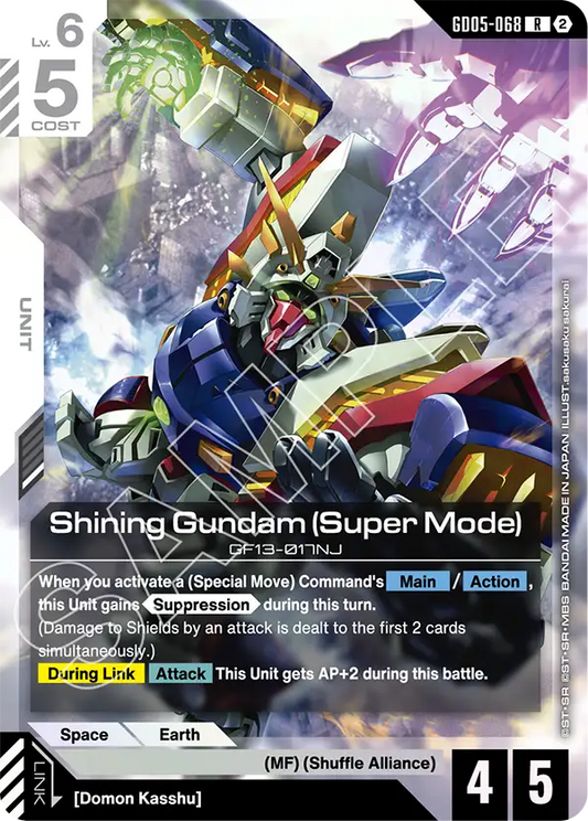 Shining Gundam (Super Mode) | GD05-068 | Foil