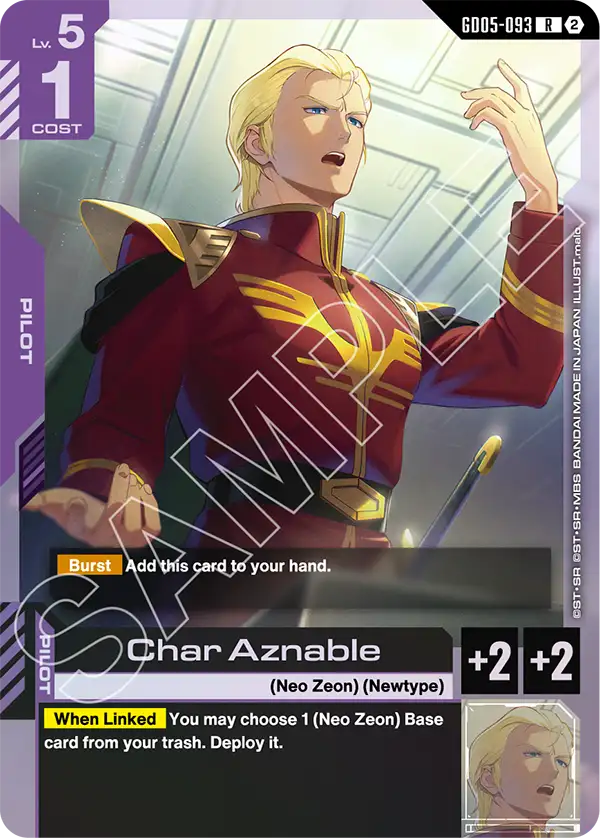 Char Aznable | GD05-093 | Foil